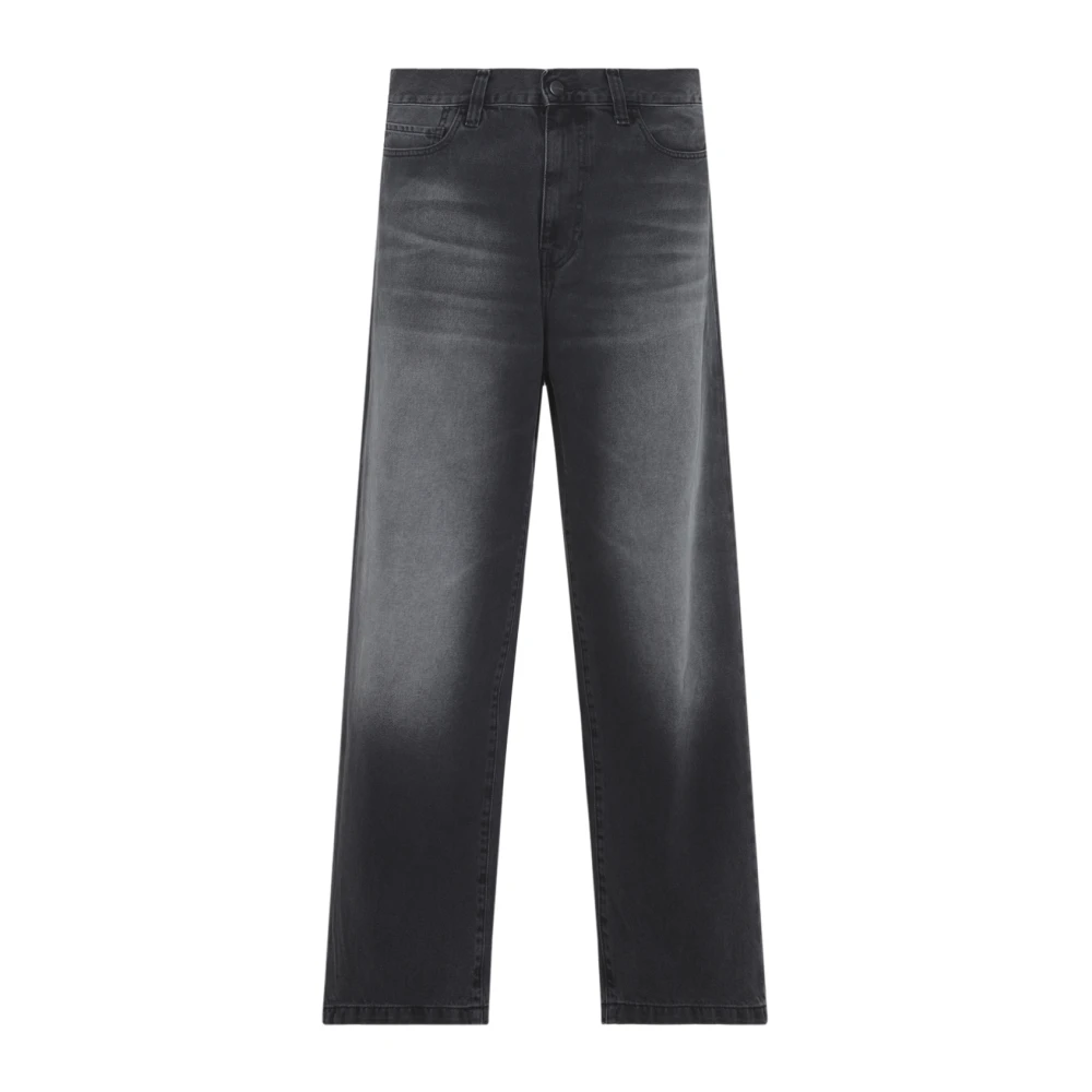 Carhartt Wip Men's Black Straight Fit Jeans, W33, Straight-Fit Jeans
