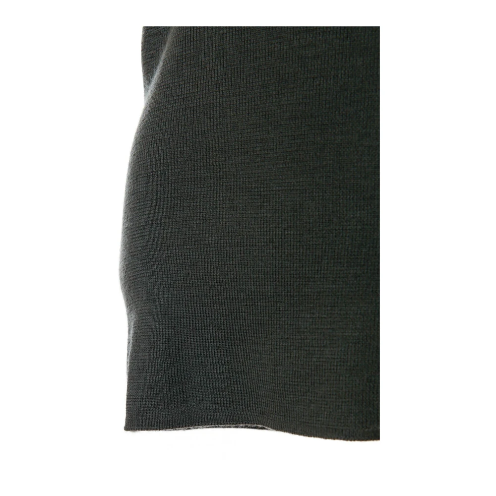 closed Mouwloze Crew Neck Top Green Dames