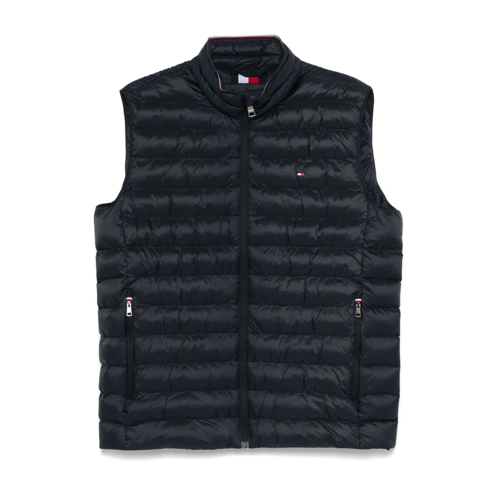 Tommy Hilfiger Blauwe Waterafstotende Ritsjas Blue Heren