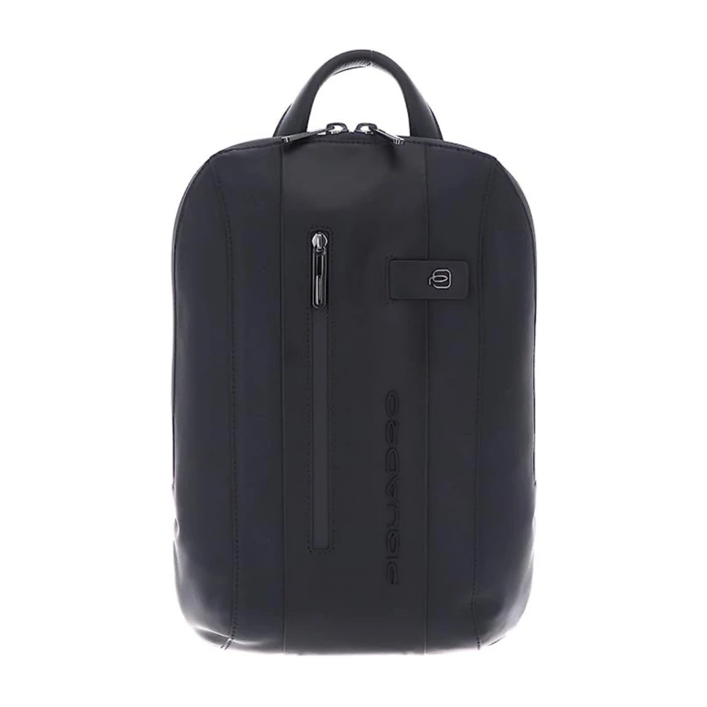 Piquadro Mujer Mochila Urbana De Cuero Delgada Para Ipad Pro