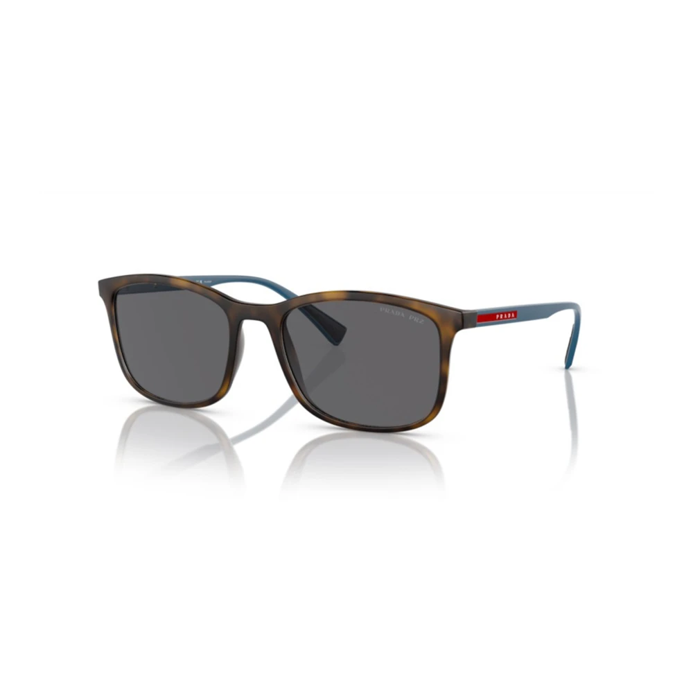 Prada Men's Brown Sunglasses, 56 Mm, Sporty Rectangular Sunglasses Ps01ts