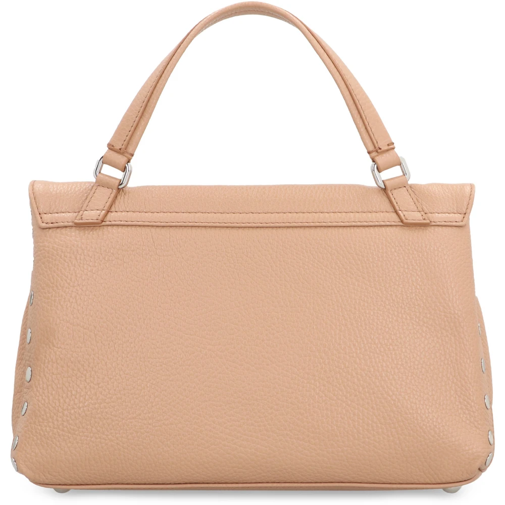 Zanellato Leren handtas met draaislot Brown Dames