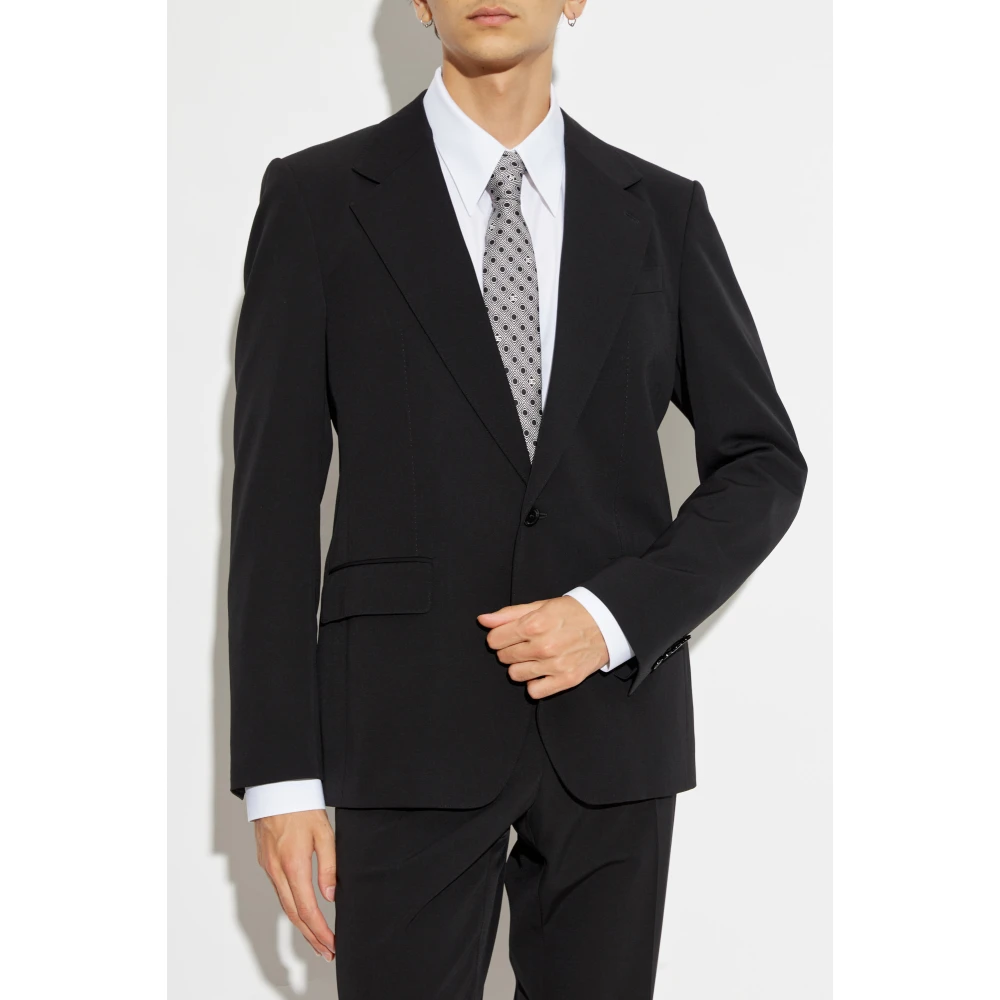 Dolce & Gabbana Wollen jas Black Heren