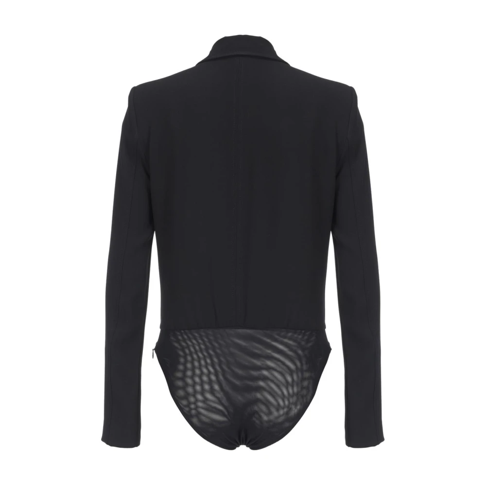 pinko Poly Crepe Bodycon Jurk Black Dames