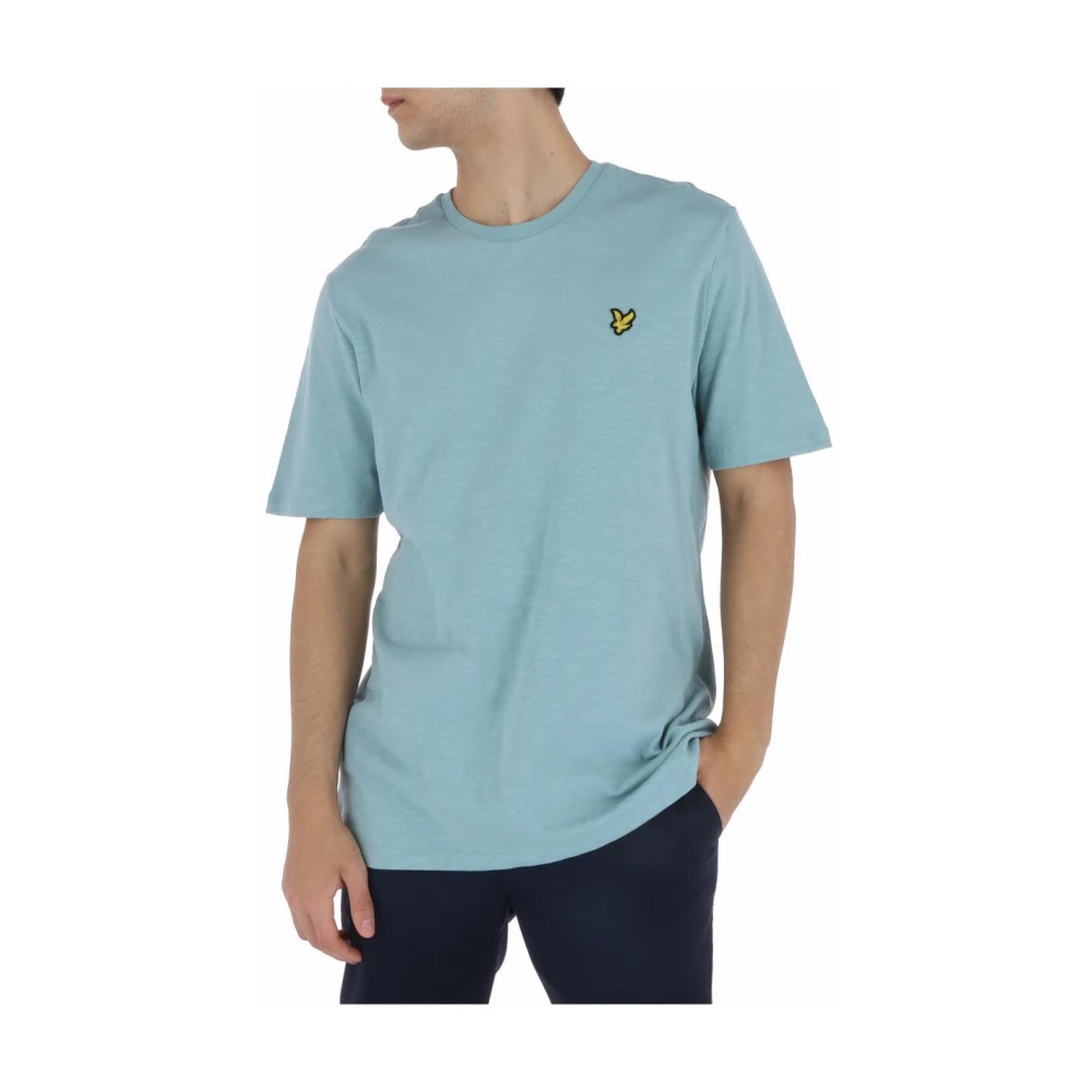 Lyle & Scott Men's Blue Classic Fit Tshirt Short Sleeve Crew Neck