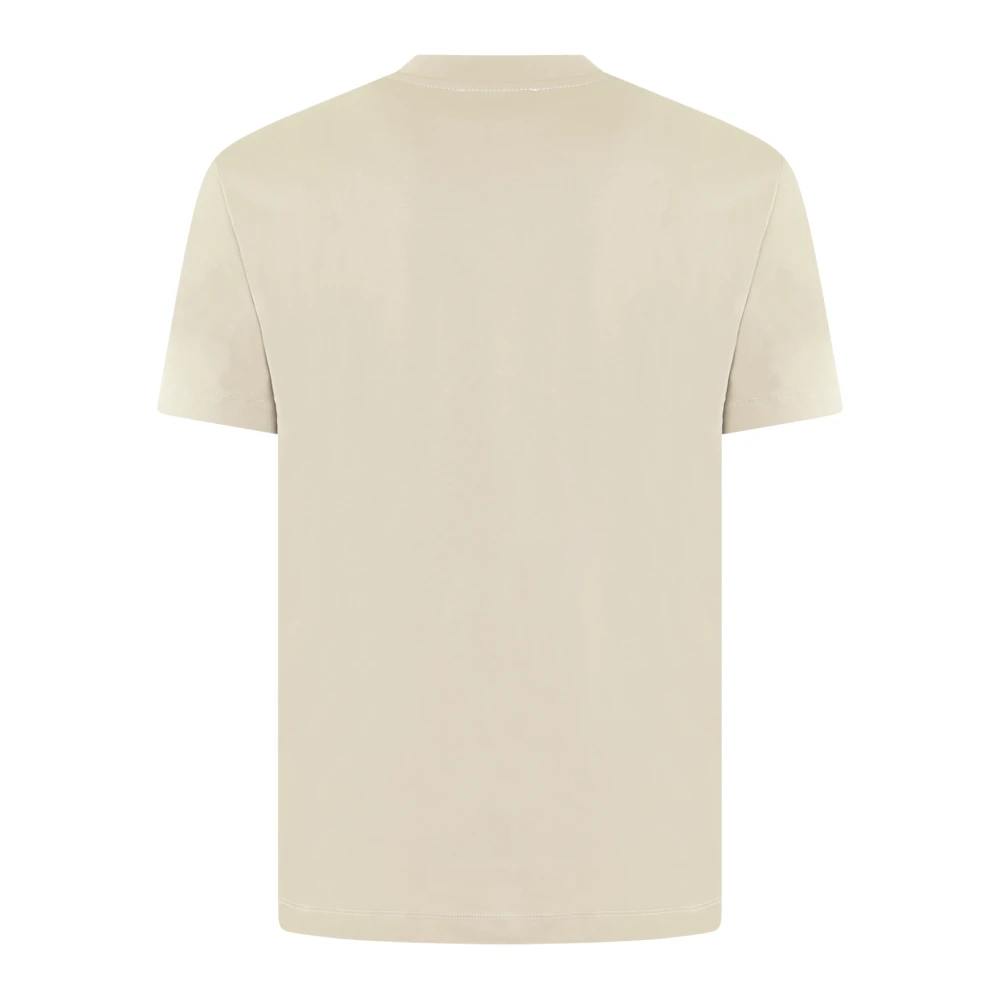 Valenza Supima Beige Interlock T-Shirt Beige Heren