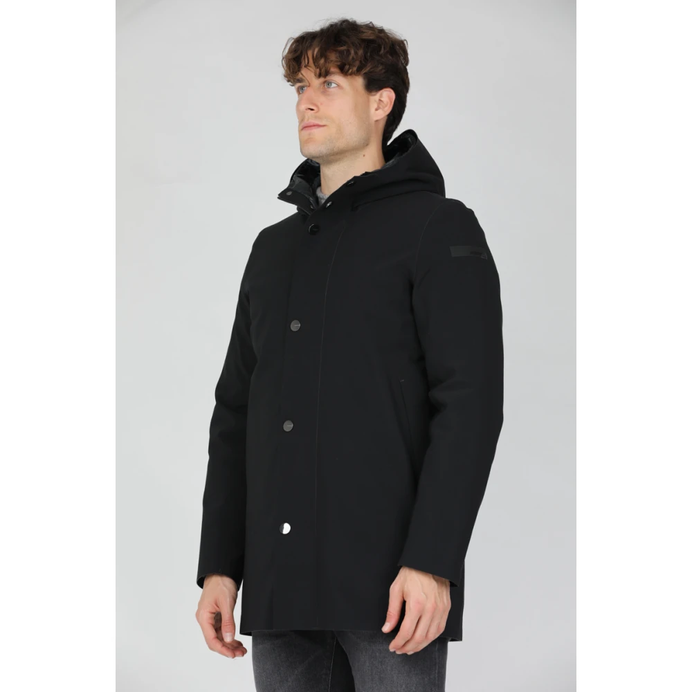 RRD Parka met Afneembare Capuchon Black Heren