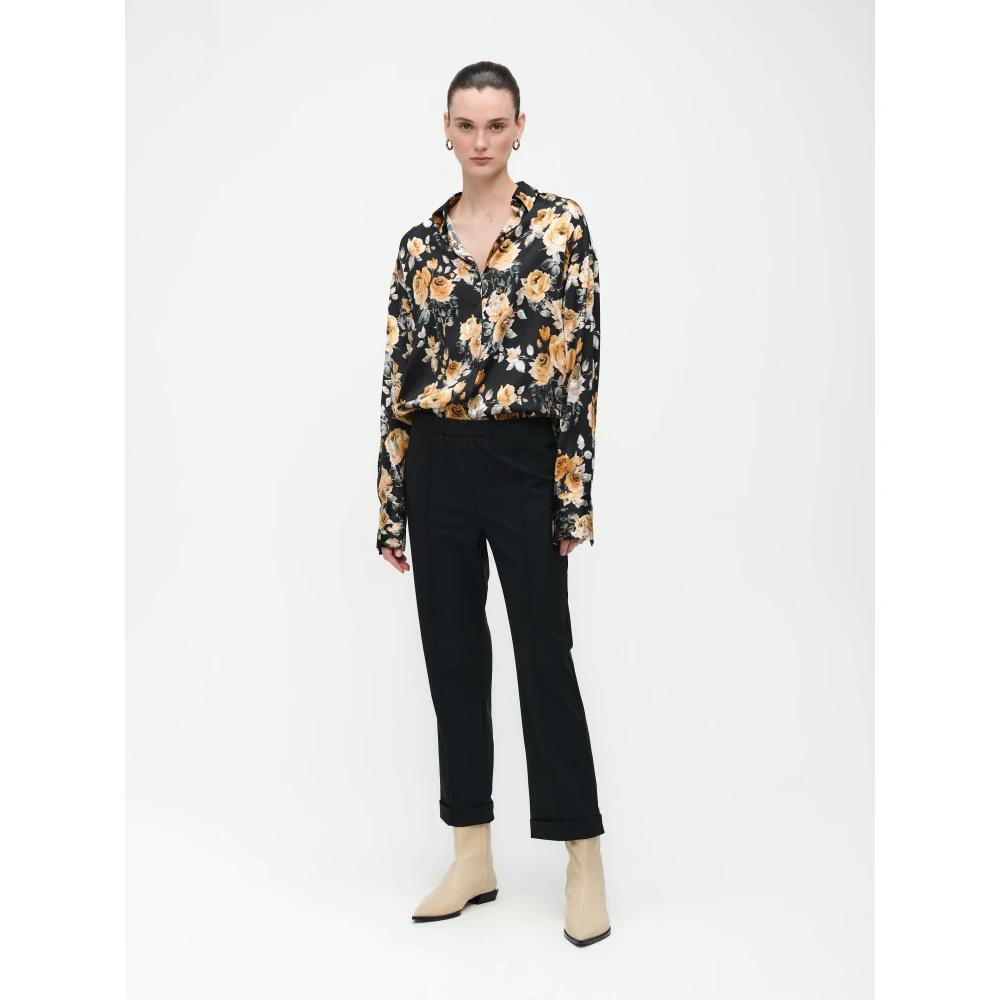 Jane Lushka Sissy Blouse Black Dames