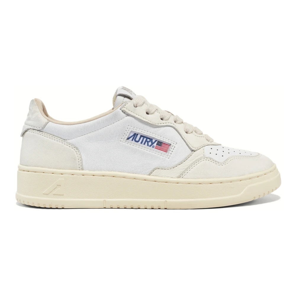 Autry White Medalist - Female - Sneakers - 3 Uk - Shoes