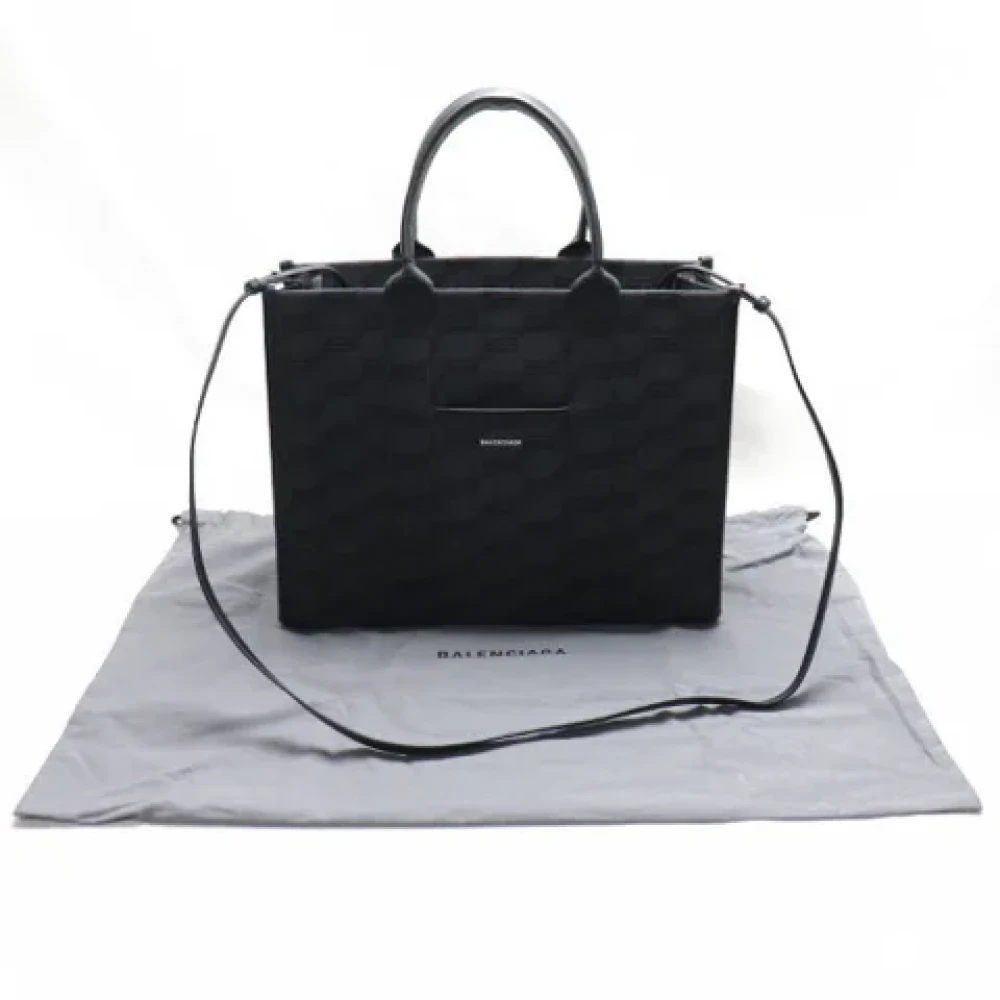 Balenciaga Vintage Pre-owned Fabric balenciaga-bags Black Dames