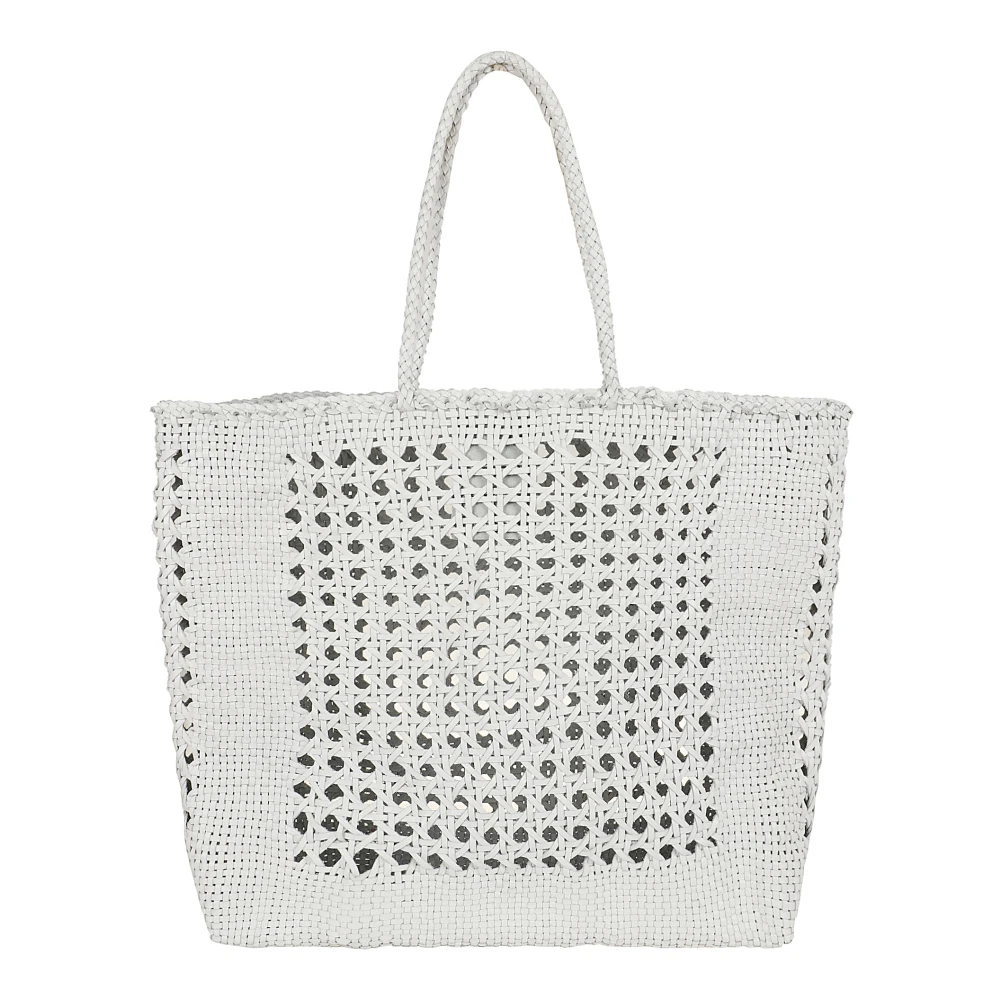 Dragon Diffusion Witte Shopper Tas Elegant Gezel Verklaring White Dames