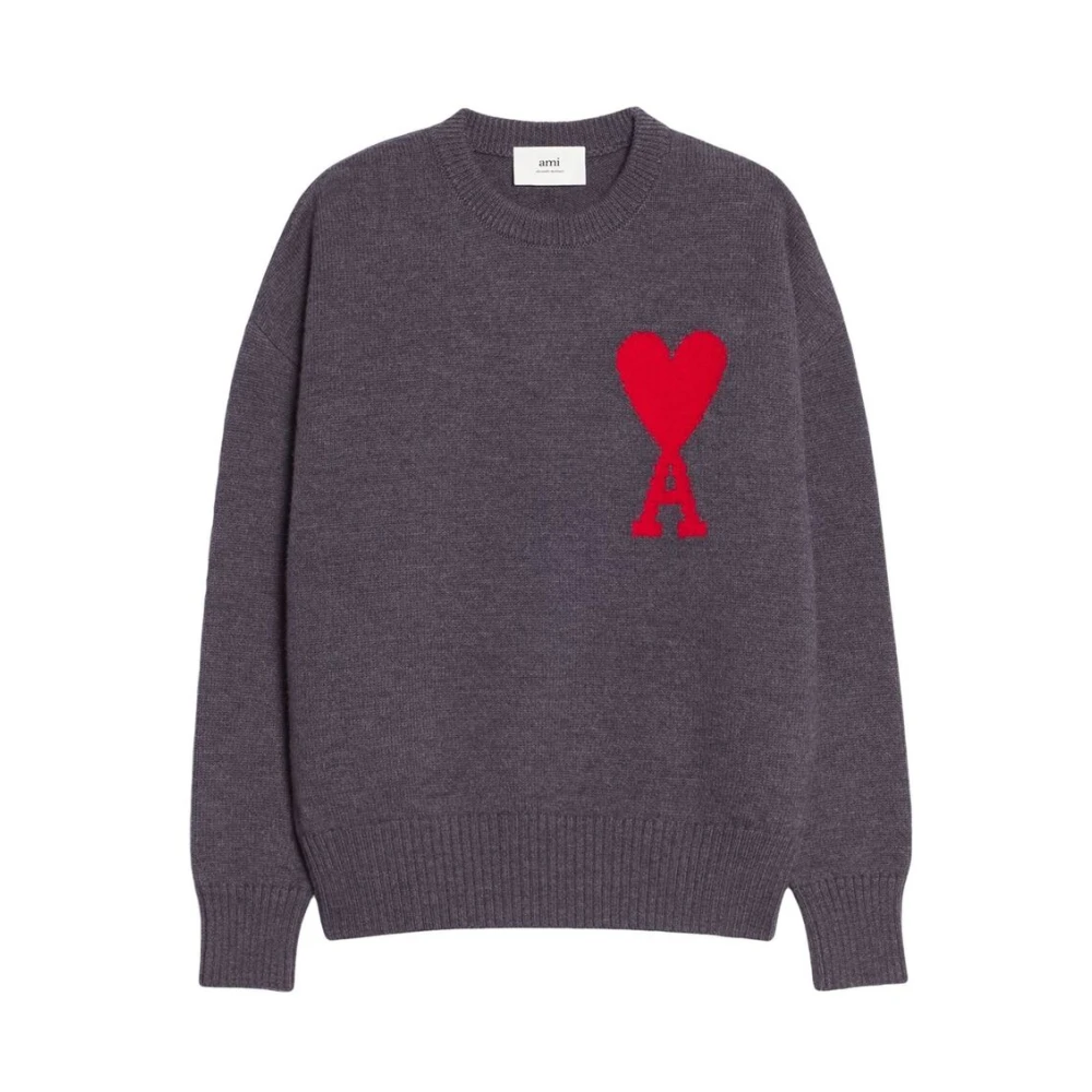 Knitwear > Round-neck Knitwear - - Ami Paris - Modalova