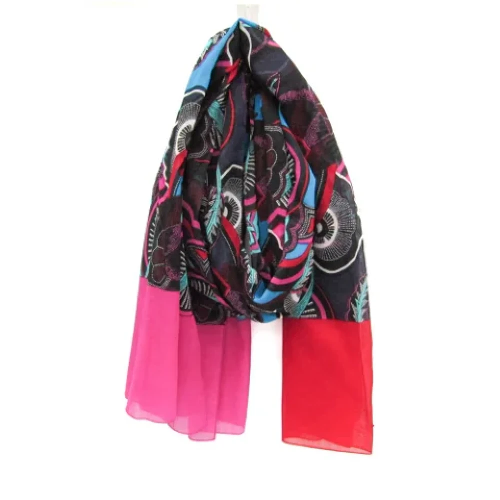 Hermès Vintage Pre-owned Cotton scarves Multicolor Dames