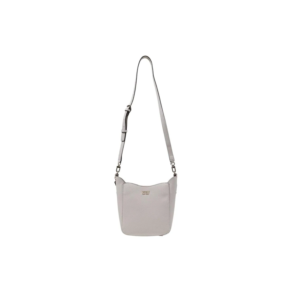 Guess Moderne Polyurethaan Handtas voor Vrouwen Beige Dames