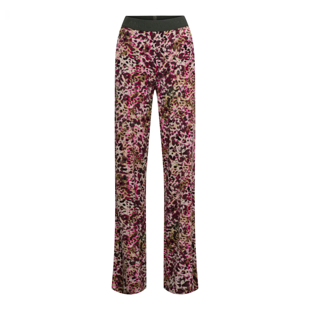 &Co Woman Wijde Broek Zomerse Stijl Multicolor Dames