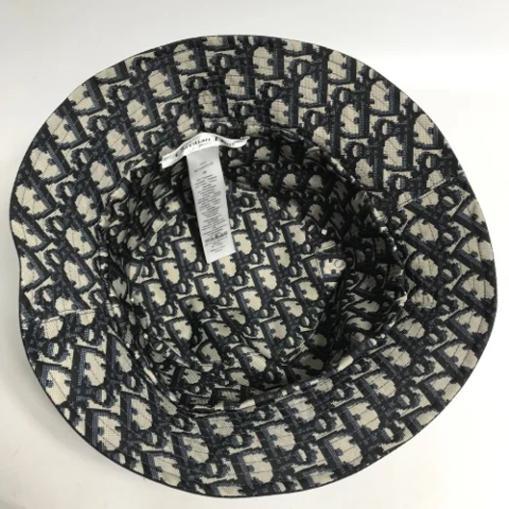 Dior Vintage Pre-owned Fabric hats Blue Dames