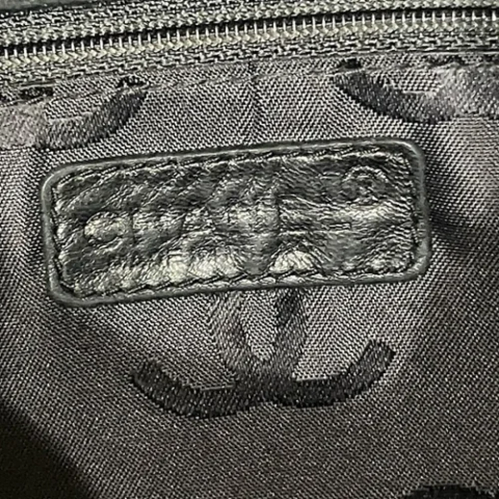 Chanel Vintage Pre-owned Suede chanel-bags Black Dames