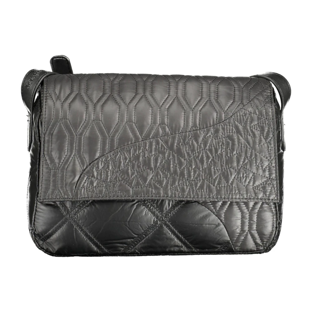 Desigual Women's Black Polyurethane Handbag With Adjustable Shoulder Strap