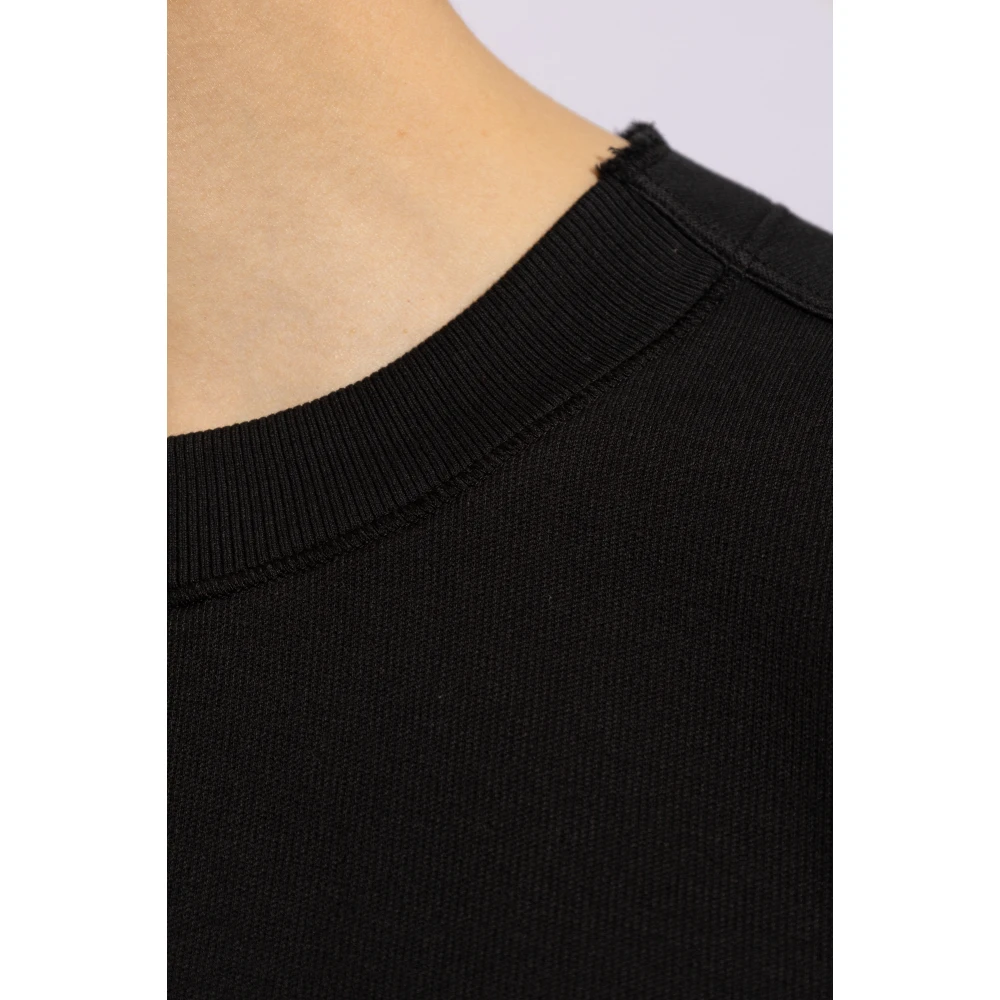 Stone Island T-shirt met logo Black Heren
