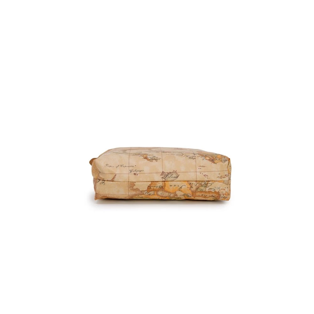 Alviero Martini 1a Classe Beige Polyester-Leren Dames Clutch Accessoire Beige Dames