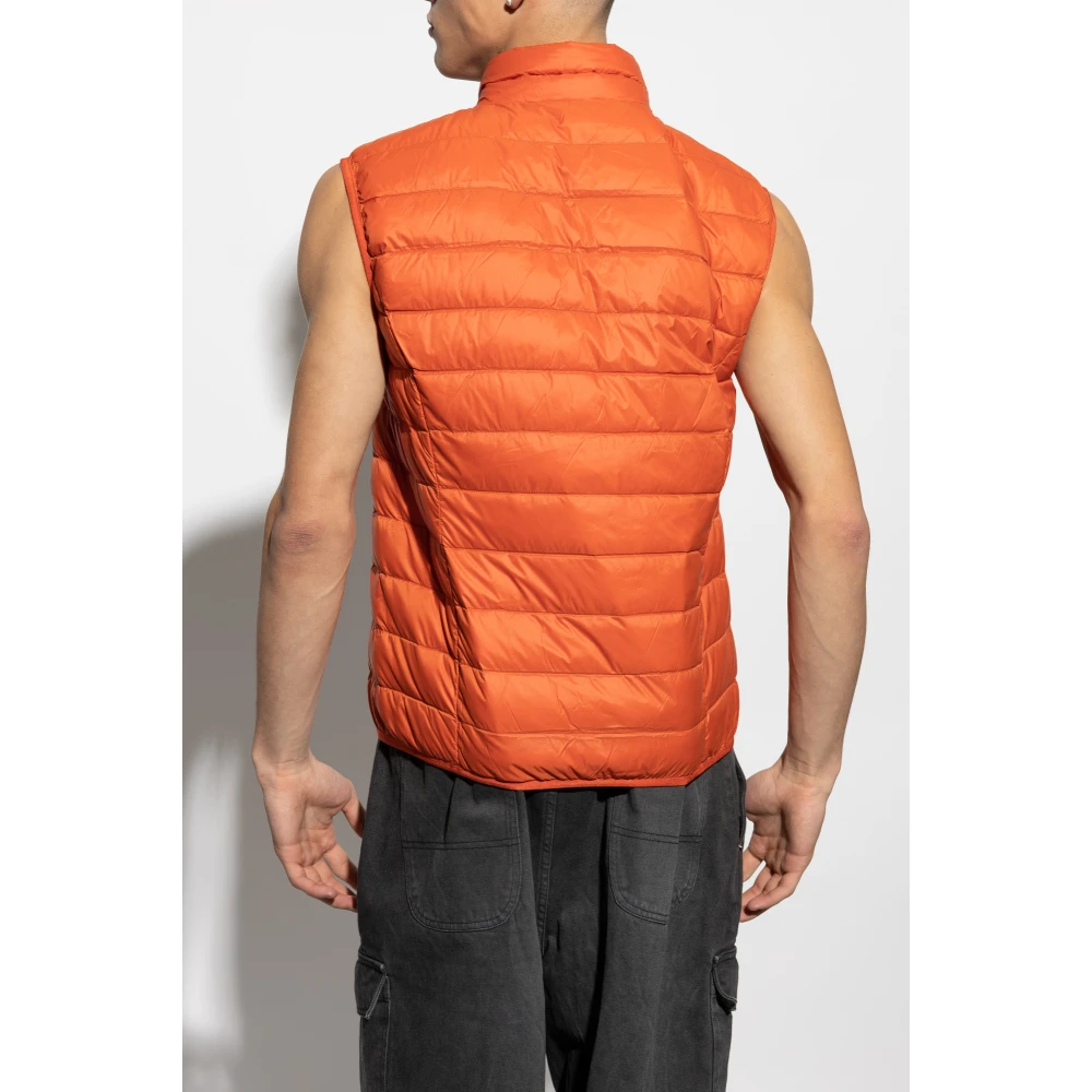 Emporio Armani EA7 Donsvest met opstaande kraag Orange Heren