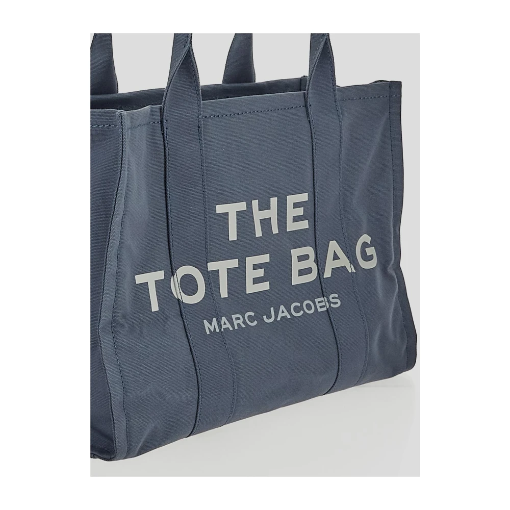 Marc Jacobs Stijlvolle Katoenen Tote Bag Gray Dames