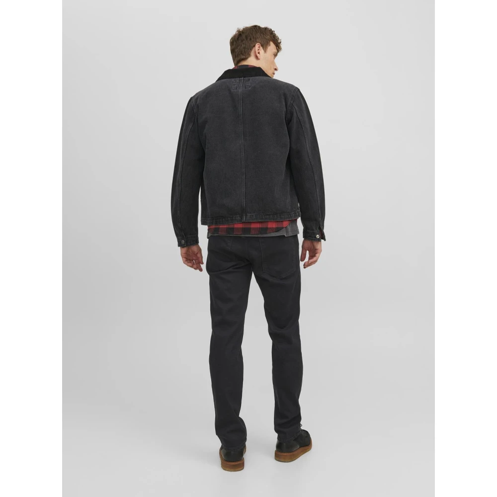 jack & jones Regular Fit Rinse Wash Jeans Black Heren
