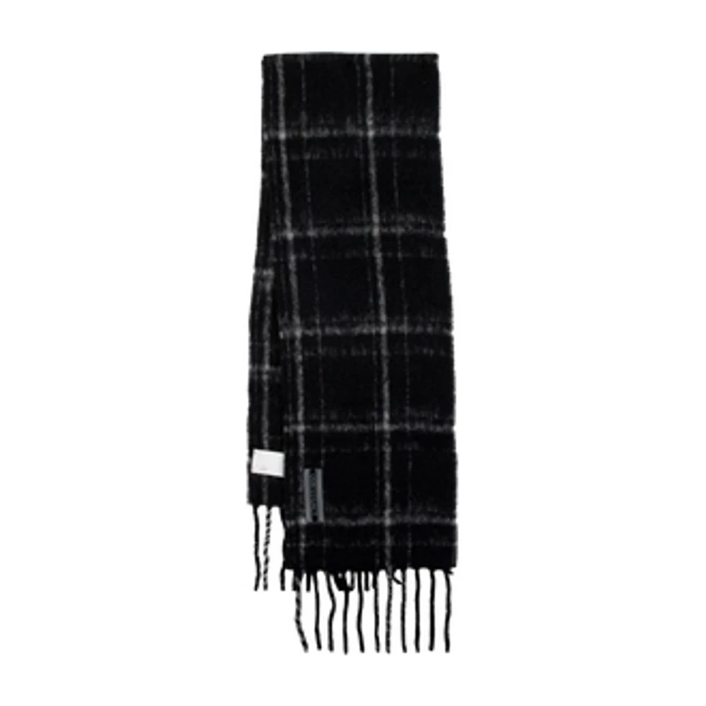 Our Legacy , Winter Scarves, Unisex, Black, One Size, Black Wool Alpaca Scarf