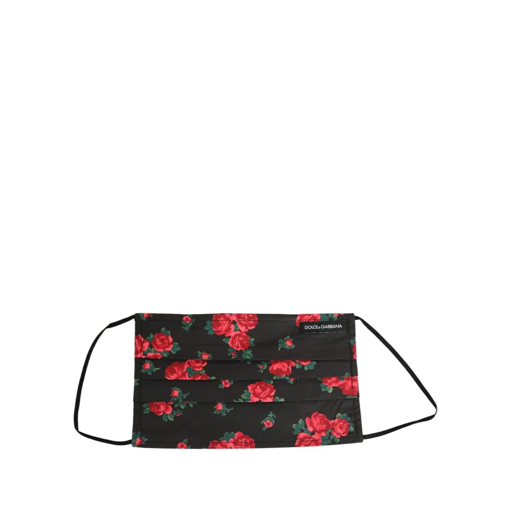Dolce & Gabbana Multicolor Floral Patchwork Elastic Ear Strap Face Mask - Image 2
