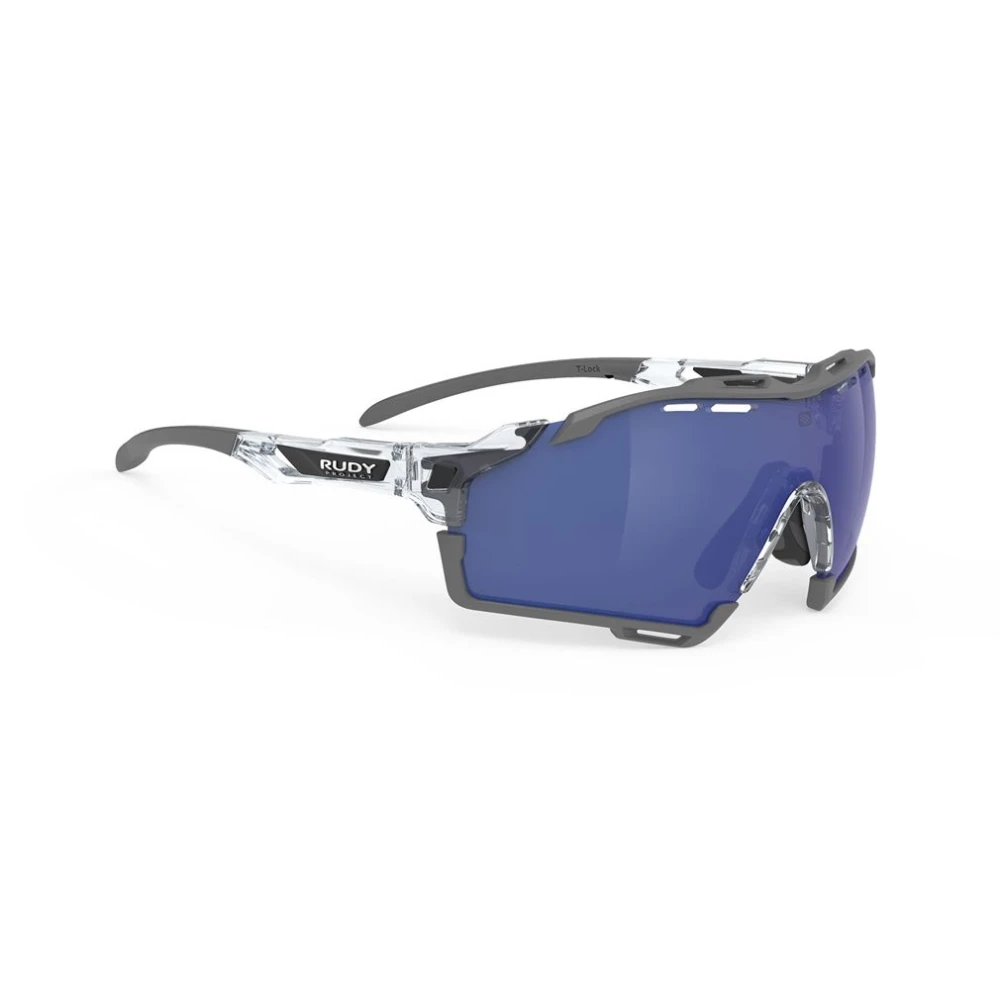 Rudy Project Blue Cutline Crystal Gloss - Unisex - Sunglasses - One Size - Accessories