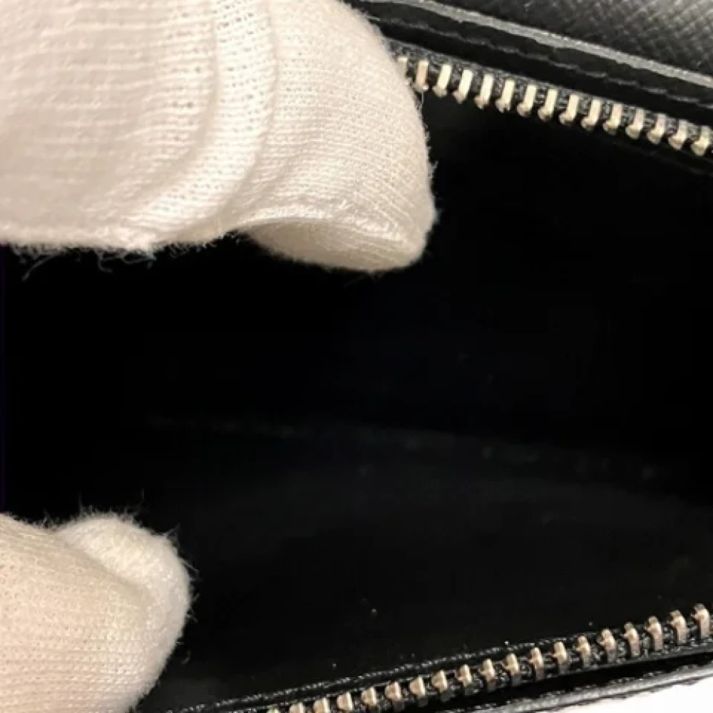 Louis Vuitton Vintage Pre-owned Leather wallets Black Heren