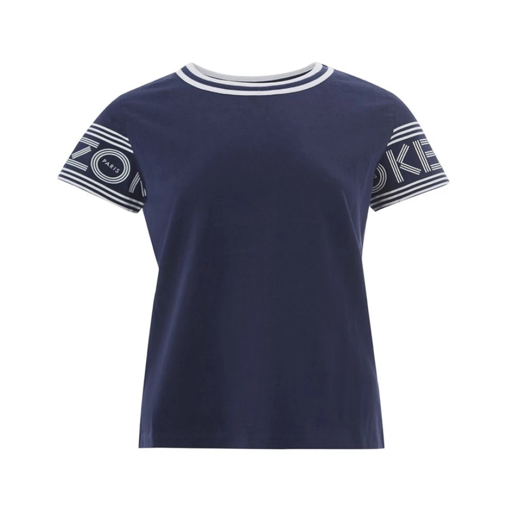 Kenzo Chique Blauw Katoenen Top Blue Dames