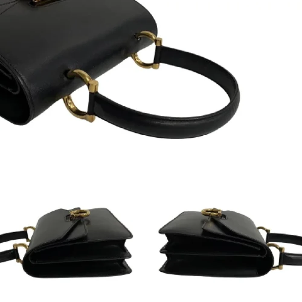 Celine Vintage Pre-owned Leather celine-bags Black Dames