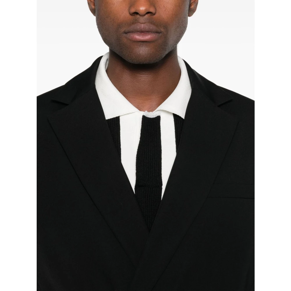 Jacquemus Zwarte jas voor mannen Black Heren