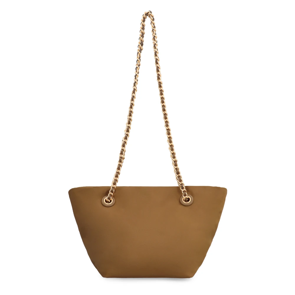 TORY BURCH Kleine Nylon Messenger Tas Brown Dames