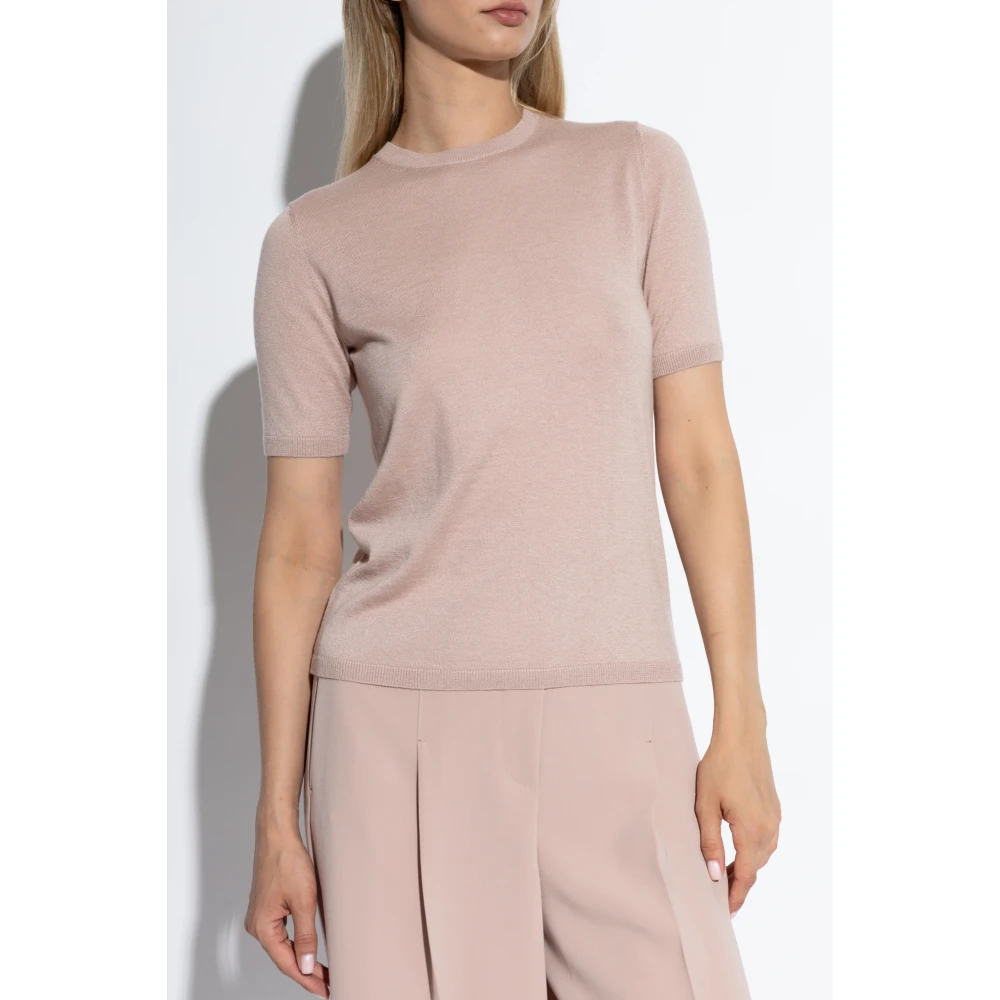 Max Mara Korte trui Warren Pink Dames