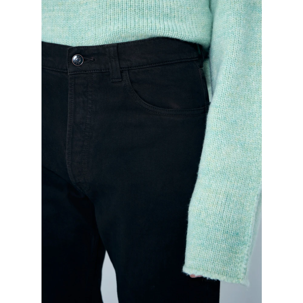 The Row Straight-leg Five-Pocket Jeans Black Heren