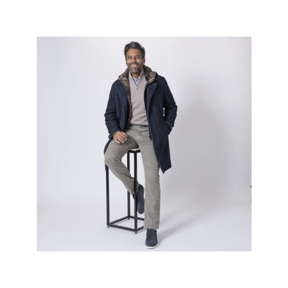 Jacob Cohën Slim Comfortabele Taupe Katoenen Jeans Gray Heren