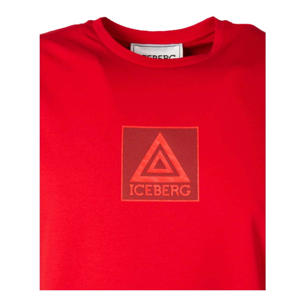 Iceberg T-Shirts Red Heren