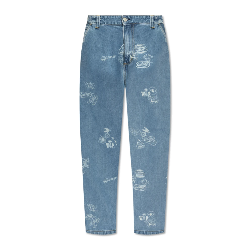 Carhartt WIP Jeans met een patroon Blue Heren