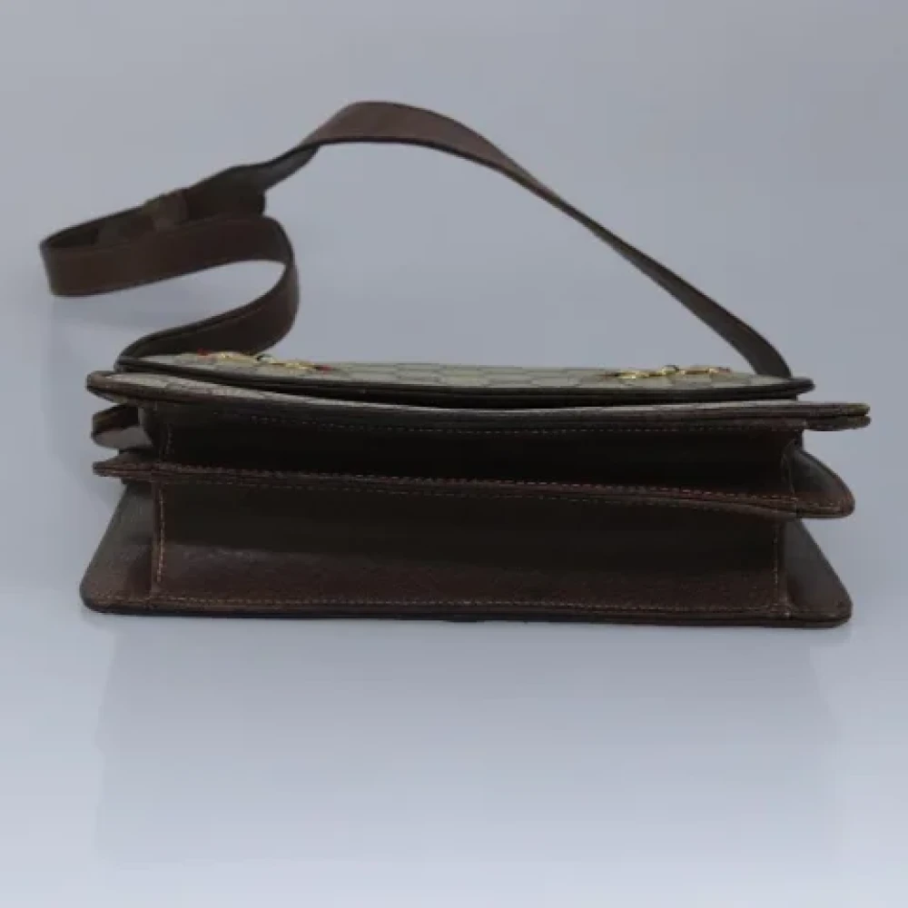 Gucci Vintage Pre-owned Canvas shoulder-bags Beige Dames