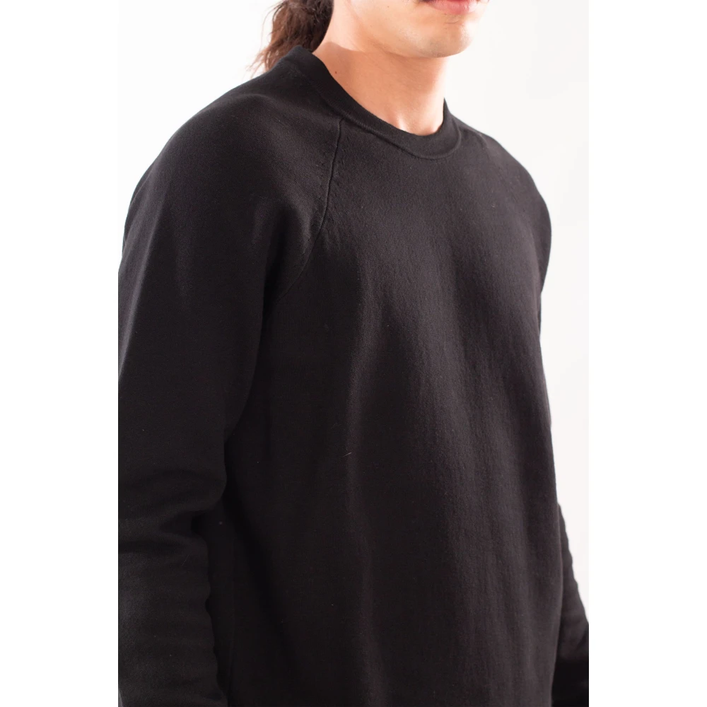 C.P. Company Dubbele Raglan Katoenen Trui Black Heren