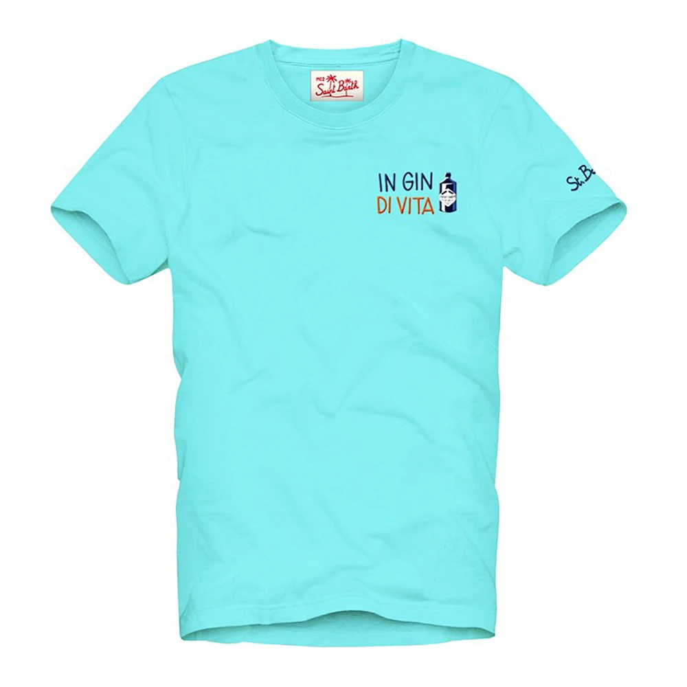 MC2 Saint Barth T-Shirts Blue Heren