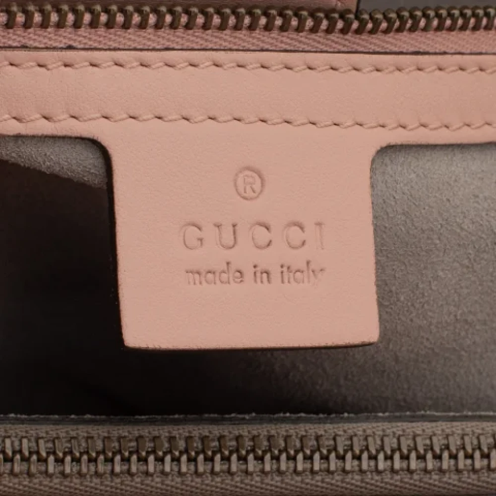Gucci Vintage Pre-owned Leather gucci-bags Pink Dames