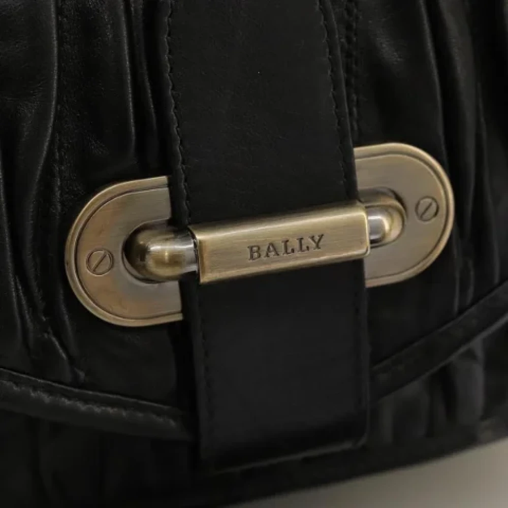 Bally Pre-owned Leather shoulder-bags Black Dames