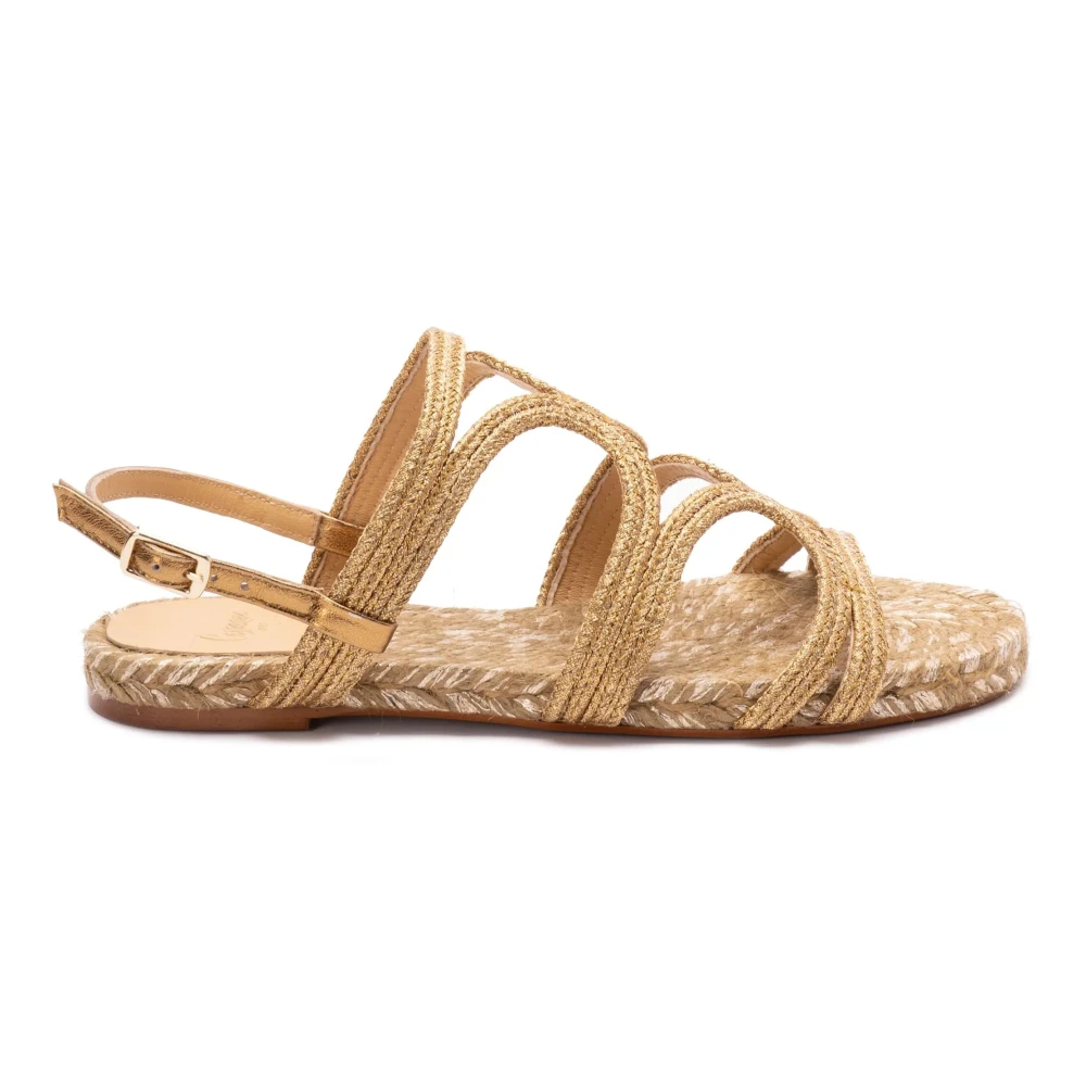 Castañer Yellow Flat Sandal - Female - Flat Sandals - 6 Uk - Shoes
