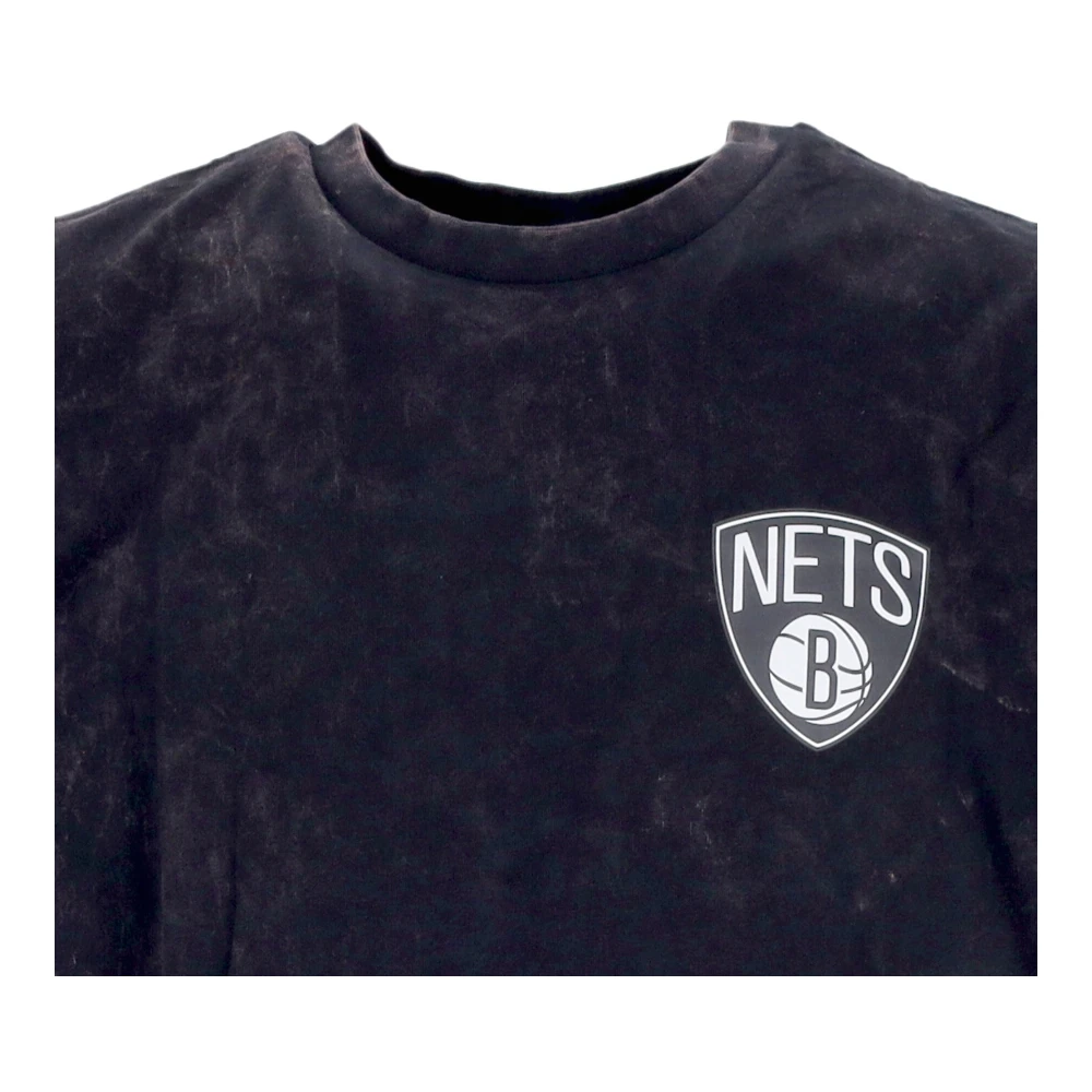 new era Brooklyn Nets Grafische Tee Zwart Black Heren