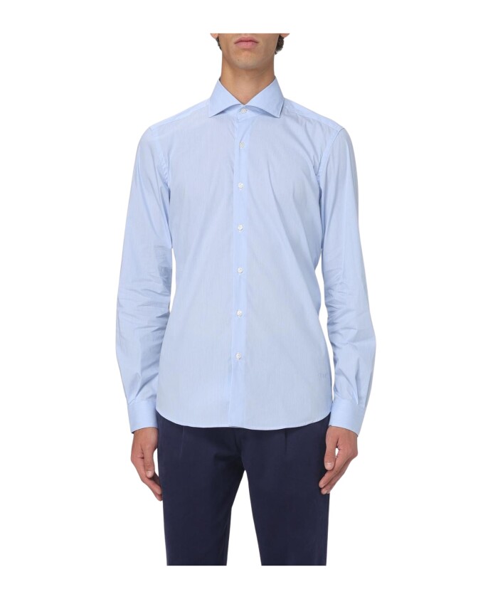 chemise-bleue-en-coton