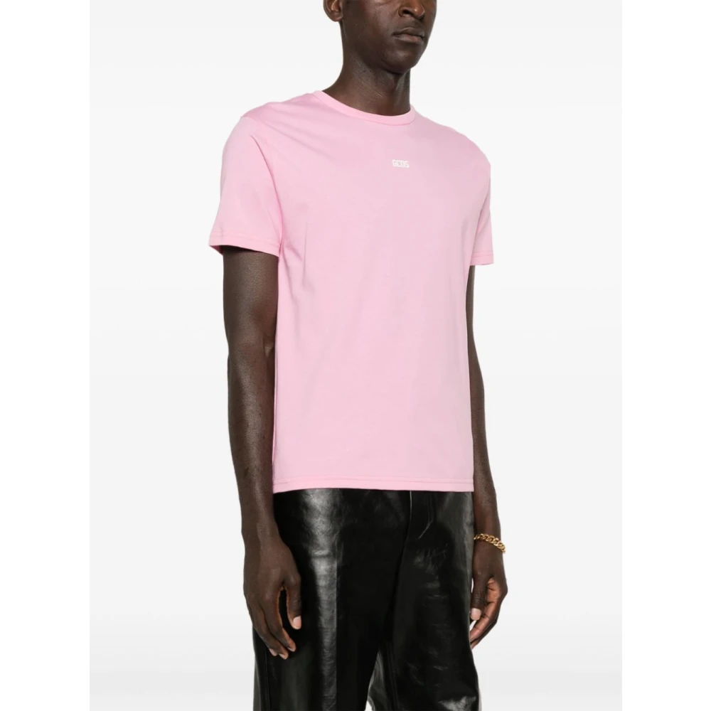 Gcds Roze T-shirts en Polos Pink Heren