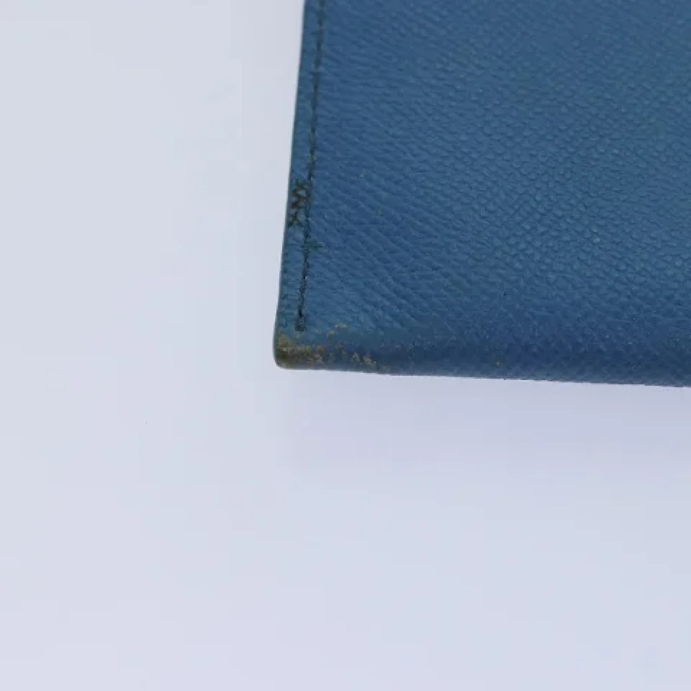 Burberry Vintage Pre-owned Leather clutches Blue Dames